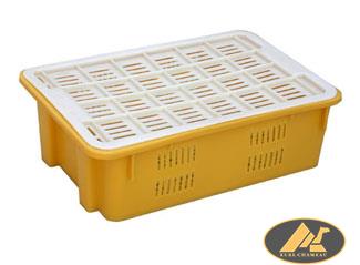 Y37 Reversible Piled Plastic Crate