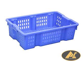 Y61 Reversible Piled Plastic Crate