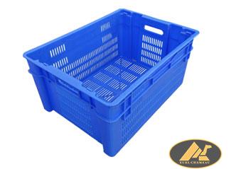 Y131 Reversible Piled Plastic Crate