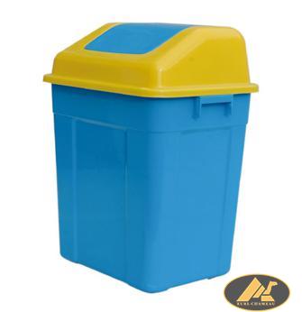 50L swing lid plastic dustbin
